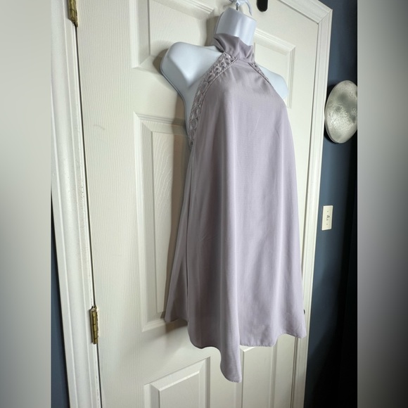 Lulus Any Sway, Shape, or Form XS Lilac Purple Lace Halter Flowy Dress Short - Picture 11 of 16